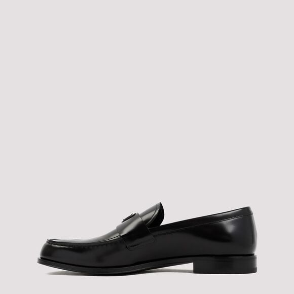 Stylish and Sophisticated Men's Black Leather Loafers - FW23 - Picture 3 of 4